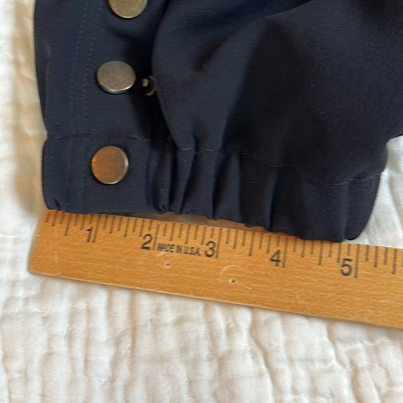 Veronica Beard Manisha Pants Black 10 Elastic Hem Snaps - Picture 11 of 13